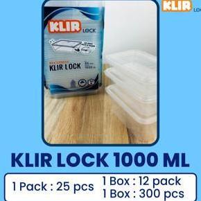 THINWALL KLIR LOCK 1000ML RECTANGEL / THINWALL 1000ml LOCK