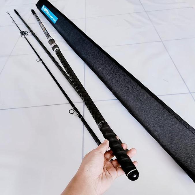 Joran Surf Rock Fishing Orca Kapurito Plus 420 Cm /Joran Pasiran Atau Tongkat Pancing Sambung 3 Ring