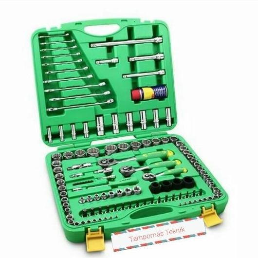 Promo Tool Set Tekiro 120 Pcs Kunci Sok Set Tekiro Ring Pas Set Cod