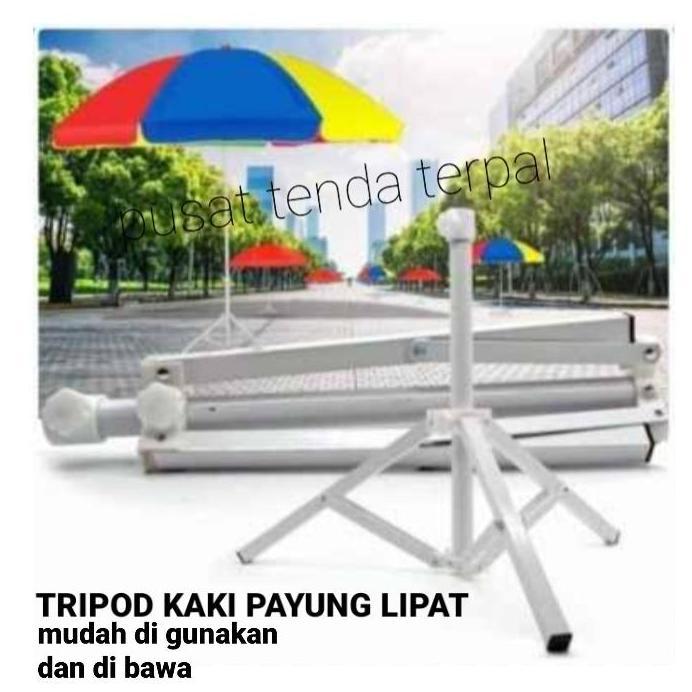 kaki tenda payung bisa di lipat