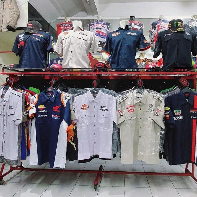 KEMEJA SPORT KEMEJA OTOMOTIF KEMEJA RACCING murah