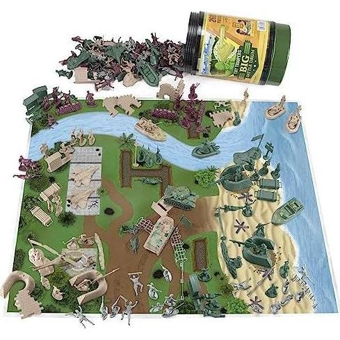 BEST SELLER Imagination Generation Army Men Big Battle Playset Deluxe Army Toys and Green Army