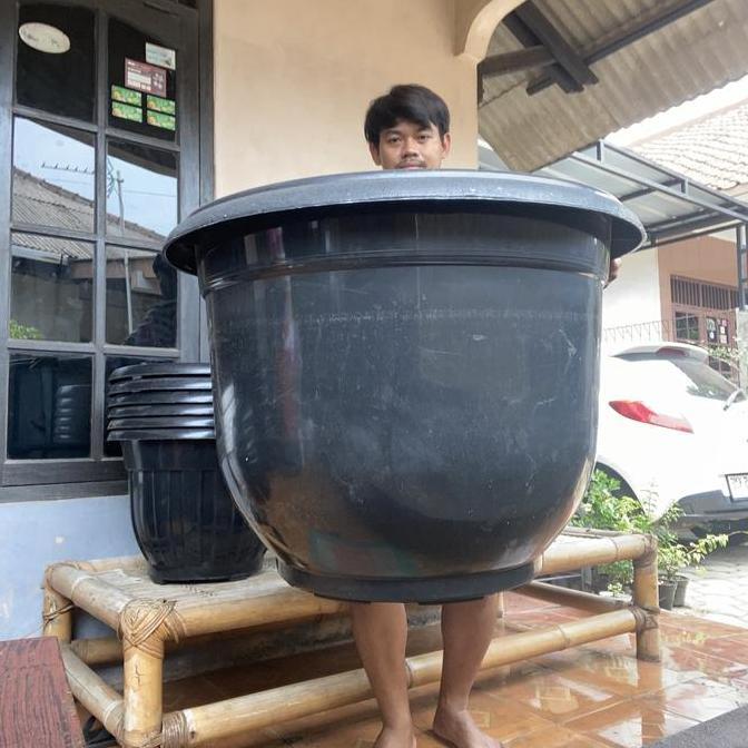 pot tanaman besar 80 cm super jumbo / pot bunga jumbo cempaka 100
