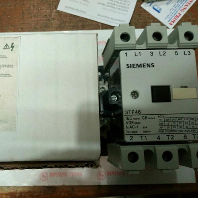 Promo Contactor / Kontaktor Tipe 3TF46-22-0X Siemens 110V AC Diskon