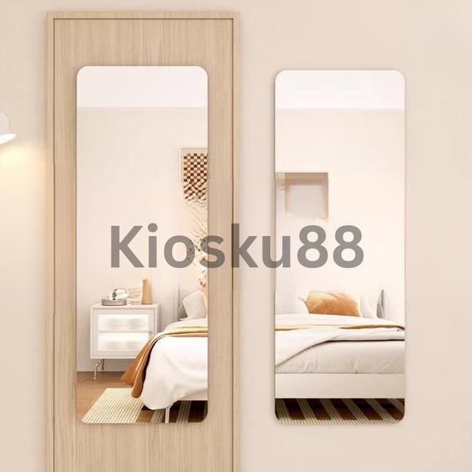 PROMO DISKON - Cermin Gantung Full Body Cermin Aesthetic Cermin Dinding Cermin Full Body Frameless C