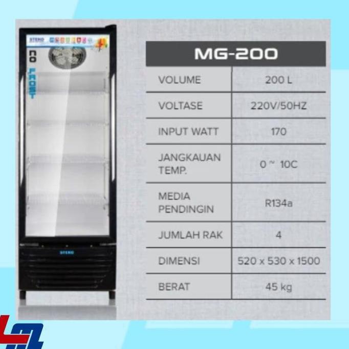 STEKO Showcase Cooler  MG 200 / MG200