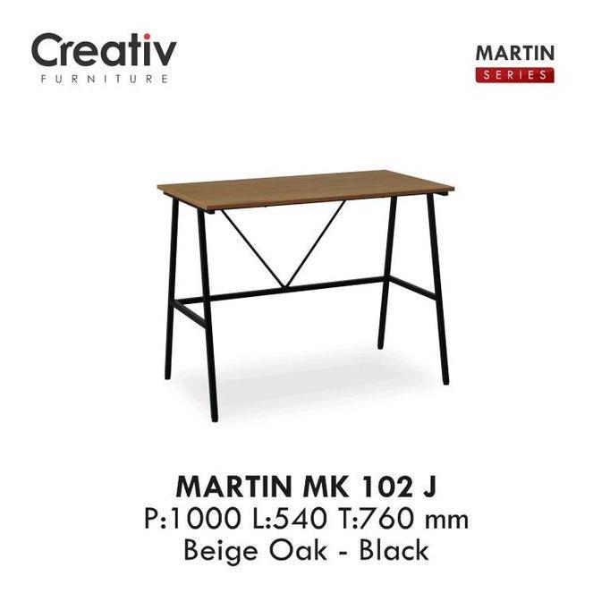 TERMURAH - Meja kerja kaki besi MARTIN MK102J - Bandung area saja
