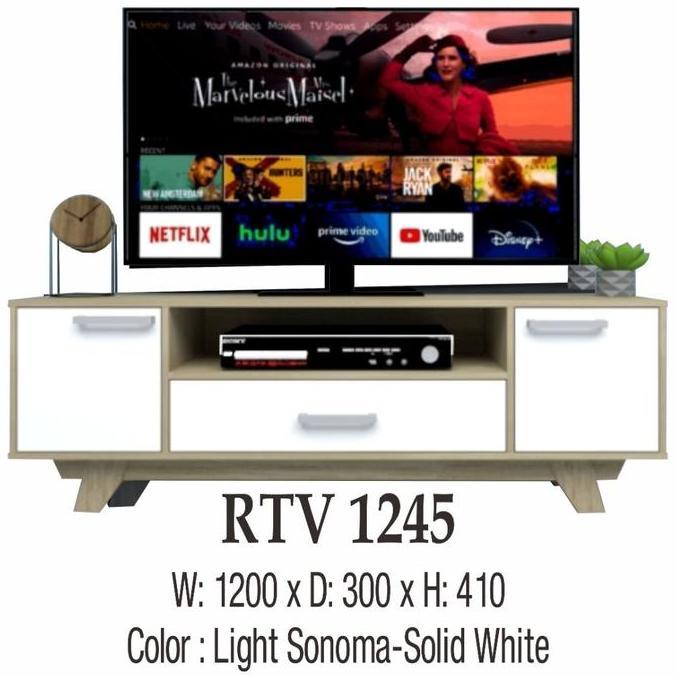 PROMO DISKON - Rak TV 120 cm 1245 murah - Bandung saja
