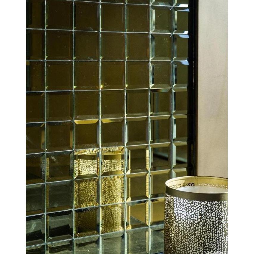Mosaic Dinding Interior | Mozaik Venus MIRROR GOLD
