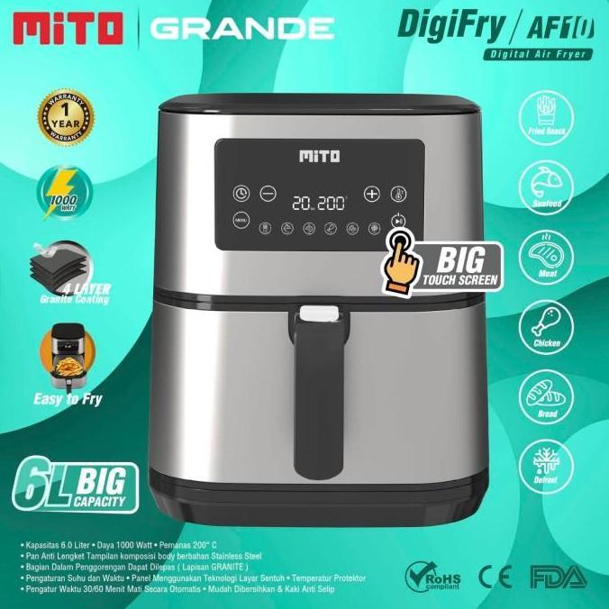 Mito Digital Air Fryer Grande AF 10