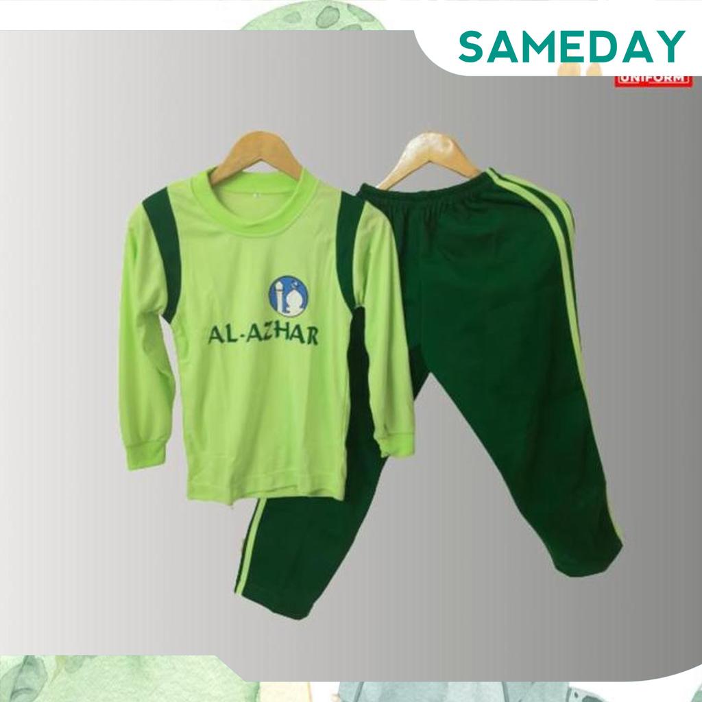 Shandys Uniform I Setelan Seragam Olahraga Sd Al-Azhar Lengan Panjang Sameday