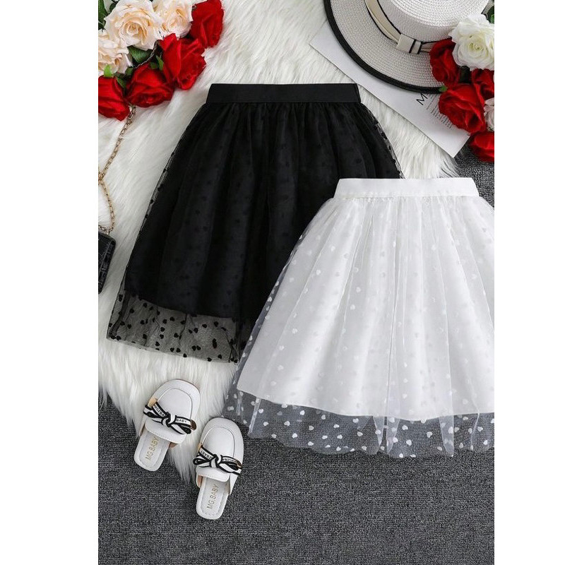 JDM_+ rok tutu tile polkadot anak perempuan