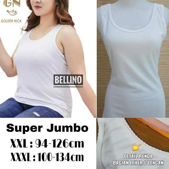 DA58 - TankTop Jumbo Tali Lebar / Singlet Jumbo Tali Lebar / Tanktop Wanita Jumbo Tali Lebar
