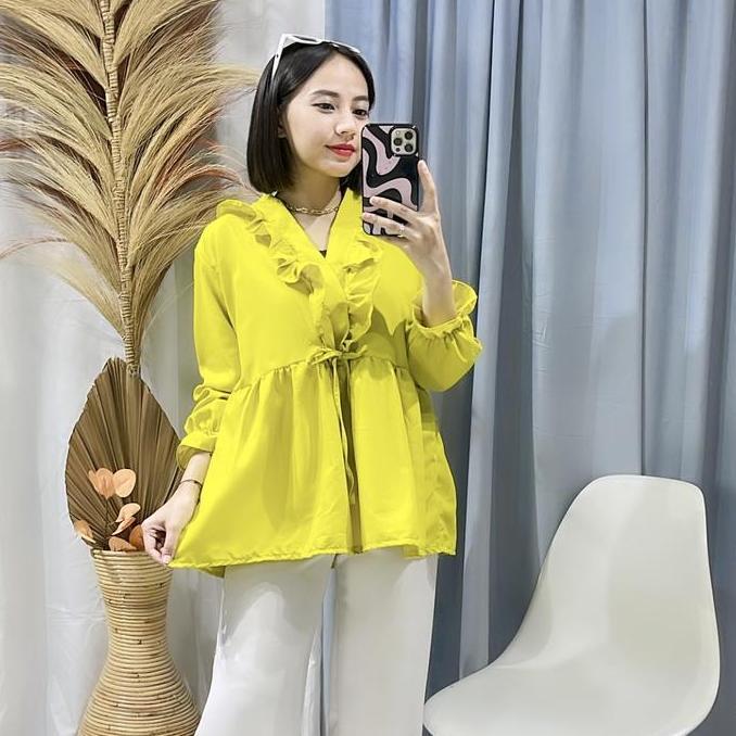 DB241 - VAV - BLOUSE KATUN TWISTCONE / FASHION WANITA MUSLIM - PN