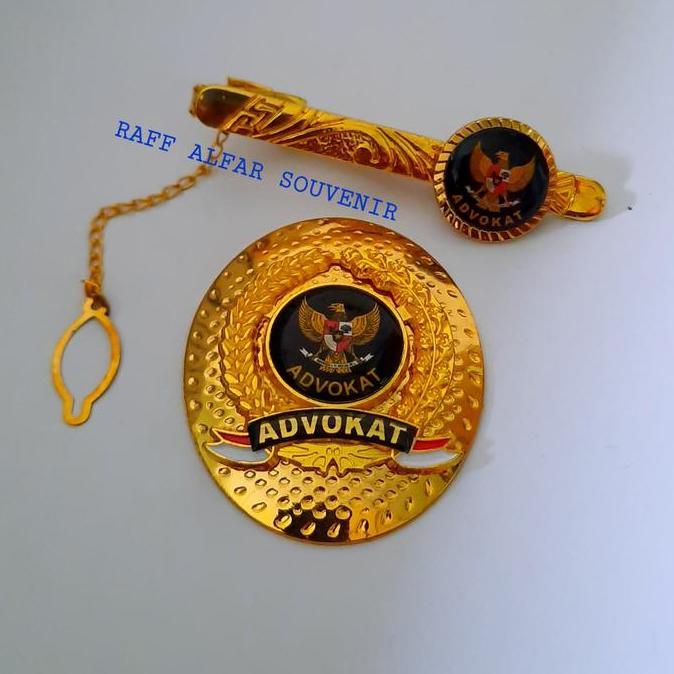Pin Advokat Garuda Dan Jepit Dasi Advokat Garuda