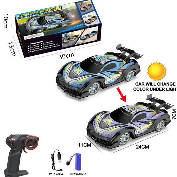 Duffy toys(COD) Mobil Polisi Remote Control Off-Road 8 Roda / Mobil Drift Remote Control Dengan Semp