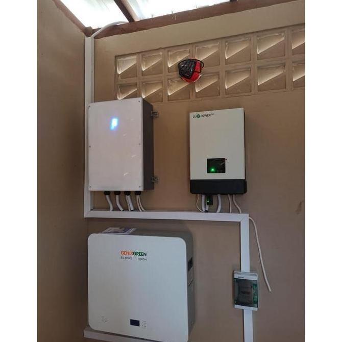 PAKET PLTS HYBRID-OFFGRID 10000W SIAP PASANG