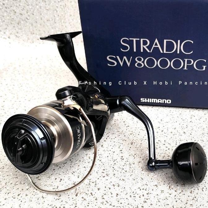 Reel Shimano Stradic SW 4000 5000 6000 8000 10000 PG HG XG, Reel Pancing Laut , Power Handle , Salt 