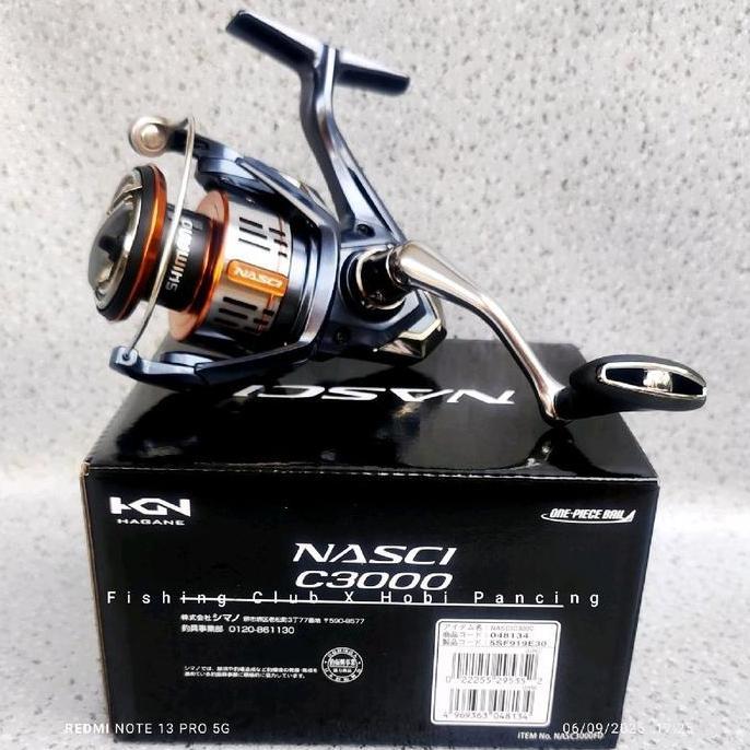 Reel Shimano Nasci FD 2025 500 1000 2500 C3000 4000 XG C5000 Power Handle