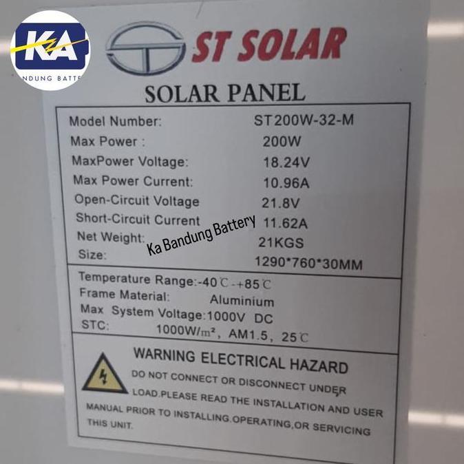 (Best Seller) PROMO solar panel surya cell st stc 200wp 200 wp mono