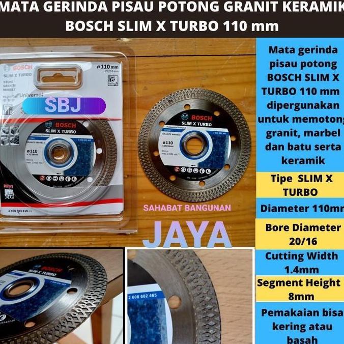 DIAMOND WHEEL BOSCH TURBO/DIAMOND WHEEL BATIK TURBO SLIM X BOSCH