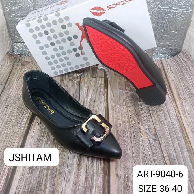 9040-6 SEPATU FLAT IMPORT WANITA SOFIYA