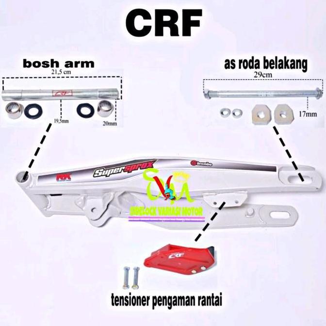 Swing Arm Replika Ktm Lislas Pnp Untuk Semua Seri Klx-150S/G/L/Bf/Se Dtracker / Crf /Vixion New Old 