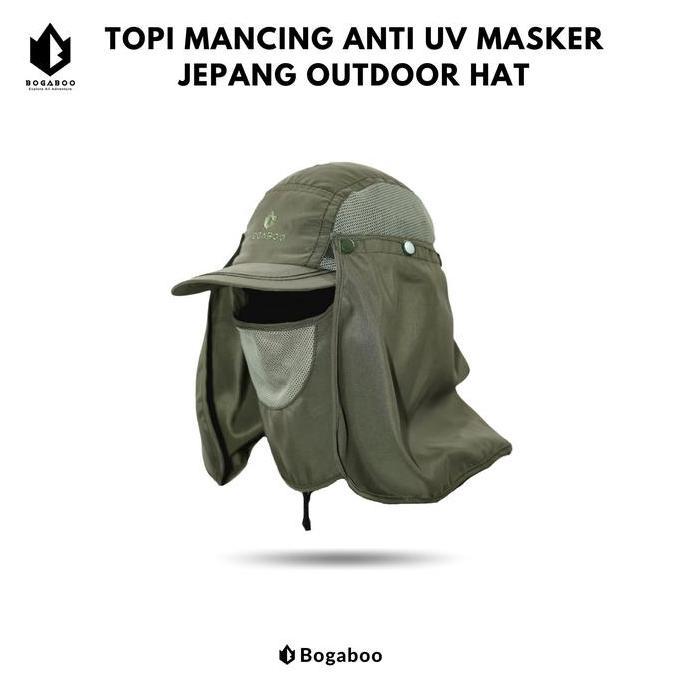 Bogaboo topi mancing masker Jepang - topi mancing anti panas - topi pancing  Outdoor WHY