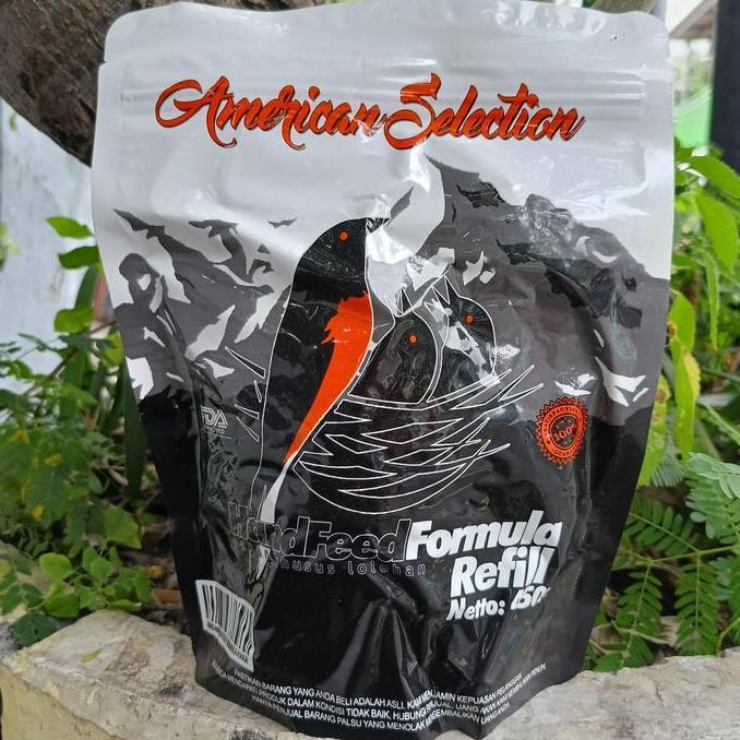 PAKAN BURUNG VOER AMS LOLOHAN 450 GRAM VOER AMERCAN SELECTION HANDFEED UNTUK LOLOHAN MURAI BATU KACE