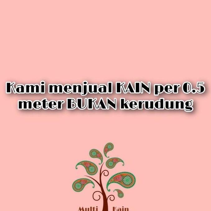 Bahan Multi Kain Double Sifon Hycon Bahan Kerudung 1 Roll 50 Yard Terlaris