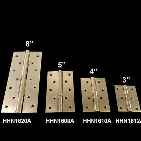 5" Engsel Pintu Kuningan Asli / Solid Brass Door Hinge - Large