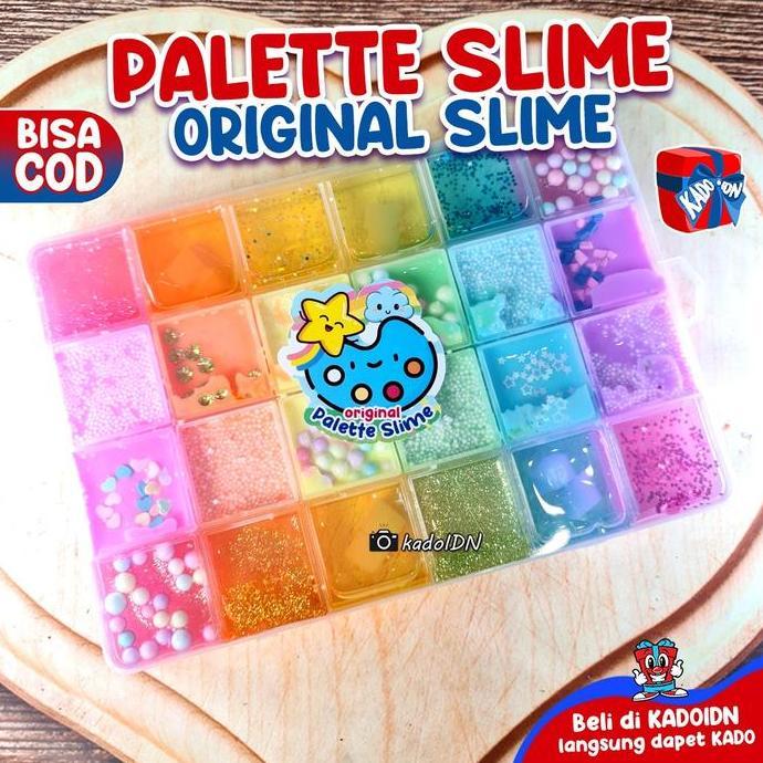 Slime Pallete Slime isi 24 by Kadokado.idn