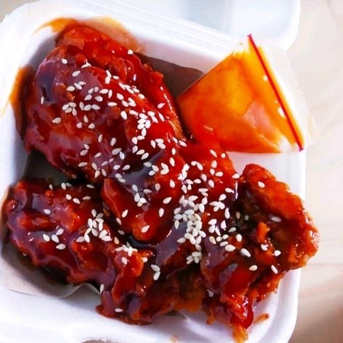 Saus Ayam Pedas Ala Richeese Factory - Botol 1 Kg, Level 4 - Kecap, Sauce TEG