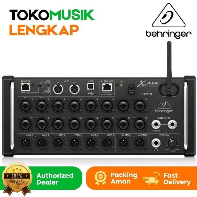 MIXER BEHRINGER X AIR XR18 DIGITAL MIXER BEHRINGER XR 18 MIXER AUDIO WITH WIFI ORIGINAL DAN TERPERCA