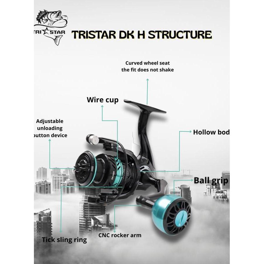 REEL DK H 1000 2000 3000 4000 5000 6000 7000 REEL PANCING MURAH BERKUALITAS