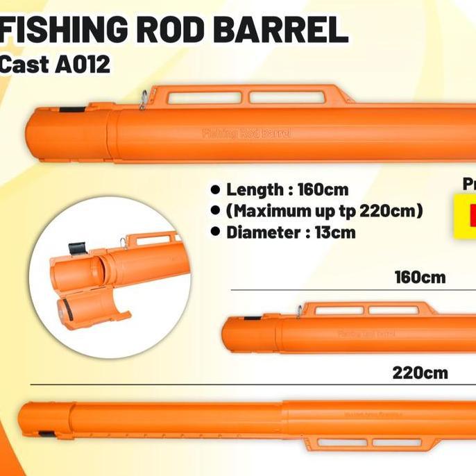 Tabung Joran Pancing - Hammerhead Fishing Rod Barrel