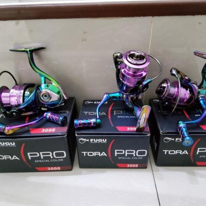 Gulungan rell rel reel Fugu Tora Pro Limited Edition Katrol Pancing