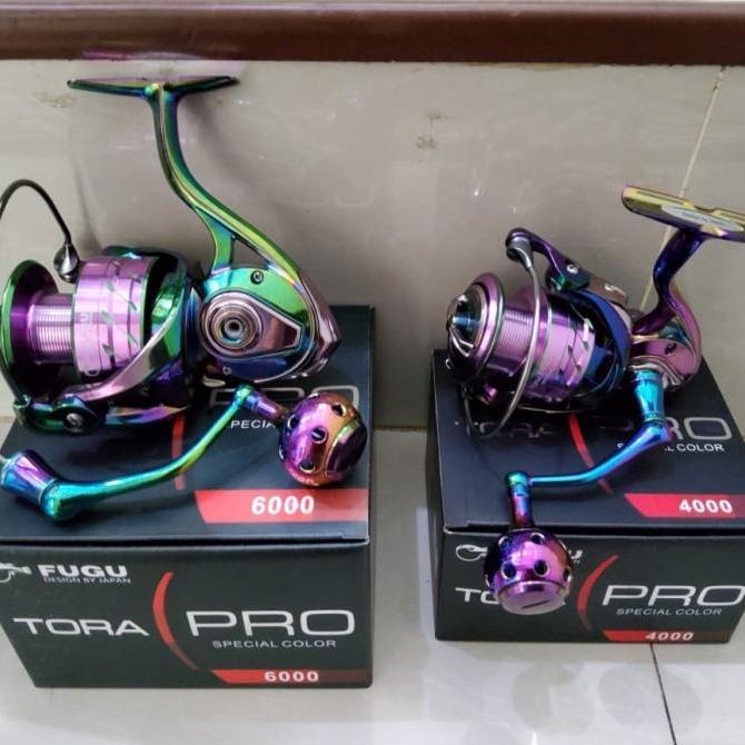 Gulungan rell rel reel Fugu Tora Pro Limited Edition Katrol Pancing