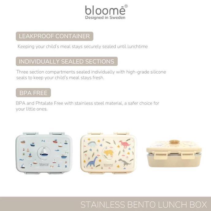 BLOOME Stainless Bento Lunch Box