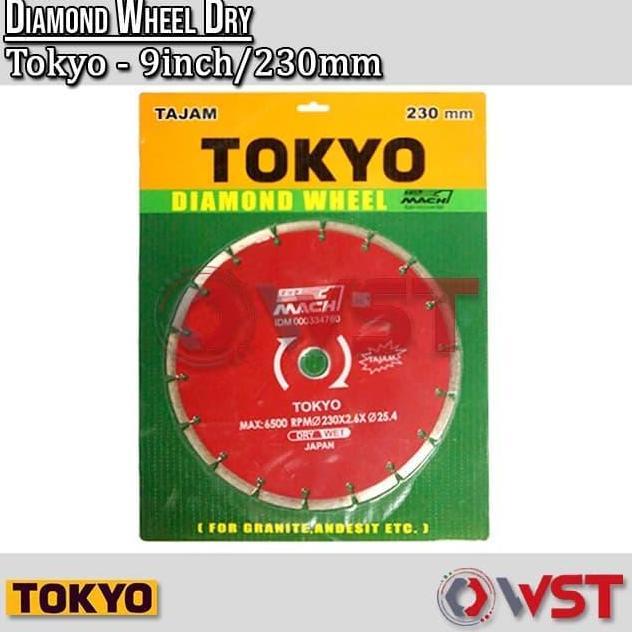 Tokyo Diamond Wheel Dry 9 inch - Mata potong beton keramik granit