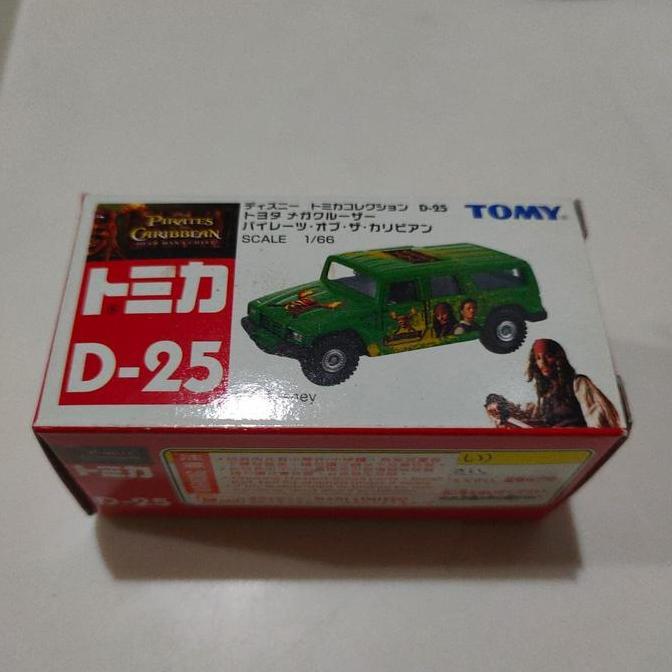 tomica disney d 25 pirates the carribean toyota mega cruiser