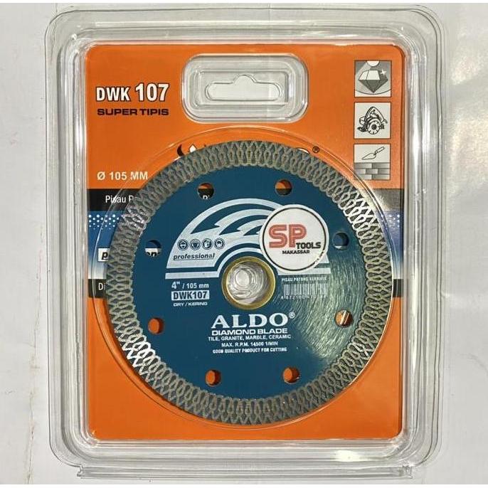 MATA GERINDA POTONG GRANIT / KERAMIK 4 INCH 4" ALDO DWK107 DWK 107