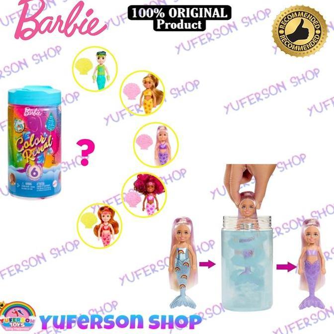 Barbie Chelsea Color Reveal Mermaid Doll