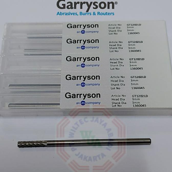 Garryson - Carbide Burrs Rotary Tungsten GT1202DL (Long) (England)