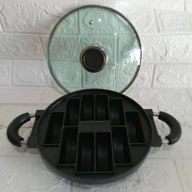 PUKIS (COD) PACKING TAMBAHAN KARDUS (GRATIS) Cetakan Kue Pukis Happycall FREE BUKU RESEP + SUTIL Tef