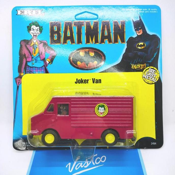 ERTL DC Comics Batman 1989 Joker Van Diecast Skala 1/48