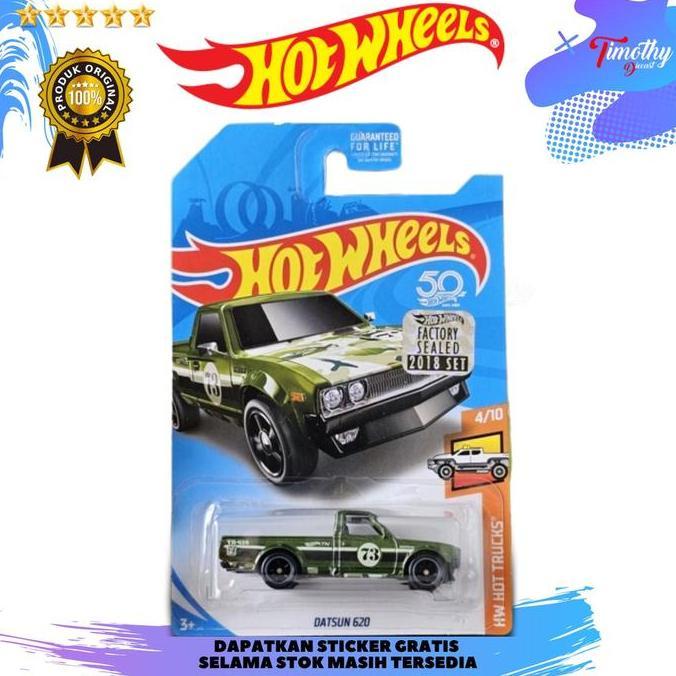 Hot Wheels Super Treasure Hunts Datsun 620 Hijau Army FS 2018