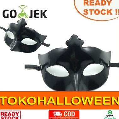 TOPENG PESTA TOPENG PARTY TOPENG HITAM POLOS TOPENG TAHUN BARU