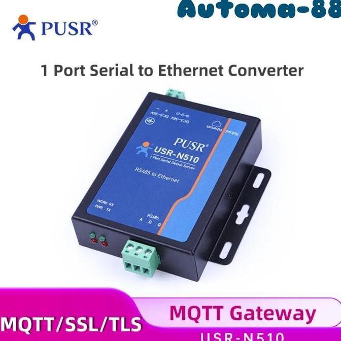 USR N510 SERIAL MODBUS RTU TO JSON MQQT IOT HTTP GATEWAY SSL TLS ORIGINAL DAN TERPERCAYA
