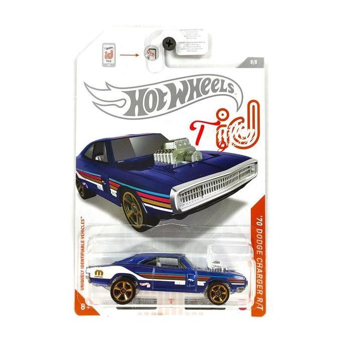Hot Wheels ID Dodge Charger RT Biru Mainan Game Diecast Muscle